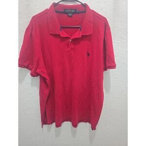 Polo Ralph Lauren‎ Short Sleeve Polo Shirt Classic Fit Red Size XL